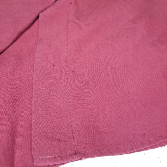 VINTAGE Banana Republic Silk Button Down Shirt wine S Safari & Travel Clothing - Picture 9 of 10